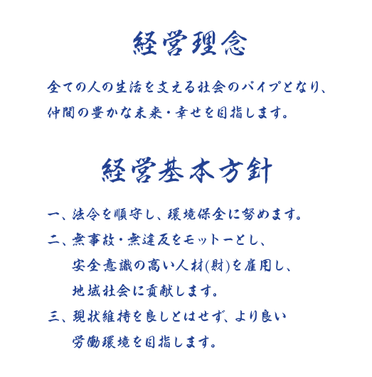 経営理念　経営基本方針