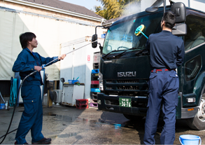 車両は常に奇麗にしています